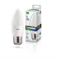 Лампа светодиодная LED8-C35/865/E27 8Вт 220В Camelion 13372