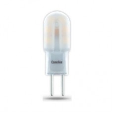 Лампа светодиодная LED1.5-JC/830/G4 1.5Вт капсульная 3000К тепл. бел. G4 115лм 12В Camelion 12021