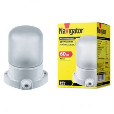 Светильник Navigator 61 509 NBL-SA1-60-E27-WH (НПБ 400 для сауны)