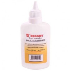 Флюс для пайки паяльная кислота 100мл (масленка) REXANT 09-3611