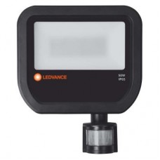 Прожектор светодиодный FLOODLIGHT SENSOR ДО 50Вт FLOOD 4000К 5000Лм IP65 c датчиком черн. LEDVANCE 4058075143593