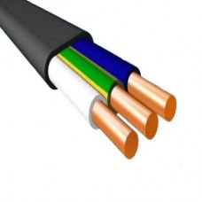 Кабель ВВГ-П 3х2.5 Ч ОК 0.66кВ (бухта 100м) (м) ЭлПром НТ000003000
