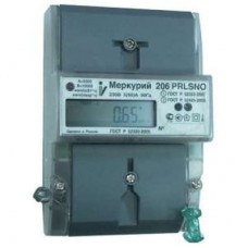 Счетчик Меркурий 206 RN 1ф 5-60А 1.0/2.0 класс точн. многотариф. оптопорт RS485 ЖКИ Моск. вр. Инкотекс М0000051785