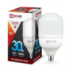 Лампа светодиодная LED-HP-PRO 30Вт 230В 4000К E27 2700лм IN HOME 4690612031071