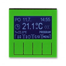 Терморегулятор Levit универсальный программируемый зел./дым. черн. ABB 2CHH911031A4067