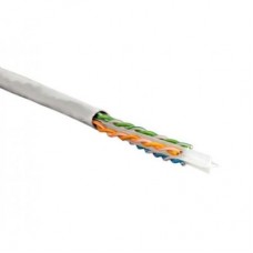 Кабель UTP 4-C6-SOLID-GY-305 витая пара UTP (U/UTP) кат. 6 4х2х0.5 (23 AWG) ож (solid) PVC сер. (305м) (м) Hyperline 42047