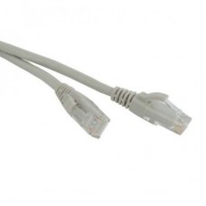 Патч-корд PC-LPM-UTP-RJ45-RJ45-C6-1M-LSZH-GY UTP кат.6 LSZH 1м сер. Hyperline 42236