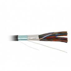 Кабель FUTP50-С3-S24-OUT-PE-BK витая пара F/UTP кат. 3 50 пар (24 AWG) ож (solid) экран-фольга внешн. UV PE (-40град.C - +60град.C) черн. Hyperline 19896