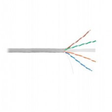 Кабель NIKOLAN U/UTP 4 пары кат.6 (класс E) тест по ISO/IEC 250МГц ож BC (чистая медь) 23AWG (0.57мм) внутр. PVC нг(А) сер. (уп.305м) NIKOMAX NKL 4140A-GY