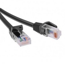 Патч-корд неэкранированный CAT6 U/UTP 4х2 LSZH 1.5м черн. DKC RN6UU4515BK