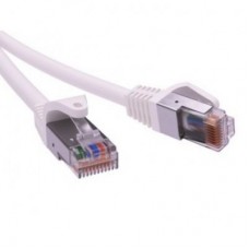 Патч-корд экранированный CAT6 F/UTP 4х2 LSZH белый 2м