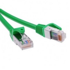 Патч-корд экранированный CAT6 F/UTP 4х2 LSZH зелёный 5м