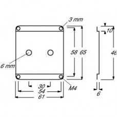 Плата монтажная ocean/Busch-Duro ABB 2CKA001716A0042