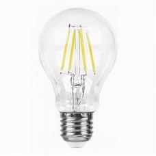 Лампа светодиодная LED 9вт Е27 белый FILAMENT