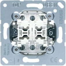 Механизм переключателя 2-клавишного проходного Jung 509U